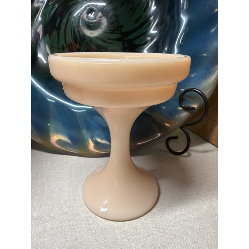 Westmoreland Fairy Lamp Peach Pedestal BASE ONLY Perfect Stunning Color